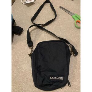 Case Logic Camera Bag w/ Strap-Small Case Travel Ripstop EUC Vintage